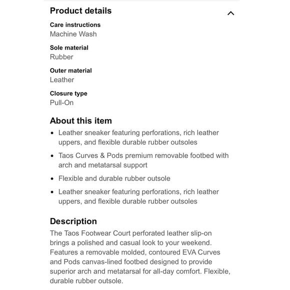 Taos Women Size 9 Court Sneaker Light Blue Leather Slip On Lake Blue Perforated - Picture 15 of 15